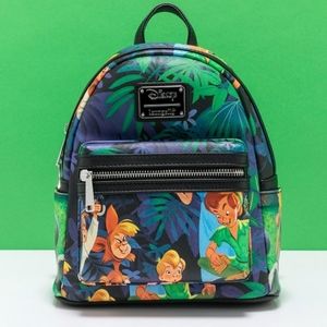 Loungefly Disney Peter Pan Scenes Mini Backpack NWT